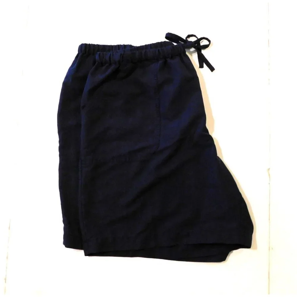 Caribbean Joe Shorts Womens 2X Navy Blue Drawstring Vacation Beachwear Rayon - Picture 6 of 7